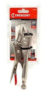 NEW Crescent 7" Curved Jaw Locking Pliers 1-9/16" Jaw C7CVN-08 ~ Free Shipping - Picture 1 of 8