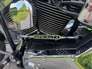 Barra de cambio Harley SPRINGER, acoplamiento de la palanca de cambios, aluminio pulido, se adapta a Harley Springer - Imagen 1 de 8