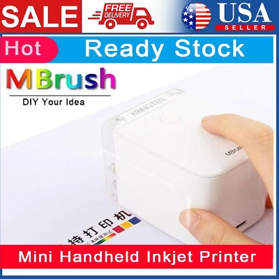 Portable Mini Inkjet Printer Color Logo Print...