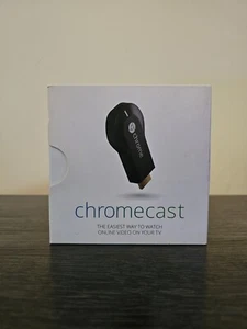 Google ChromeCast, H2G2-42 (1st Generation) HDMI Media Streamer, Black - New - Picture 1 of 6