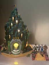 Dept 56 Wizard of Oz LOT - EMERALD CITY AND YELLOW BRICK ROAD FIGURINE Works