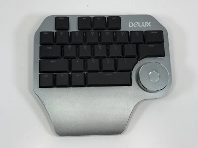 Delux T11 Designer Keyboard Artist Editing Keydial & Shortcut Key - Image 1 of 4
