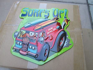 SURFS UP Bikini Van Strand Blechschild 14 x 12 Küche Garage Old Fashion Home COO - Bild 1 von 2