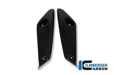 Ilmberger GLOSS Carbon Fibre Front Fender Wind Flaps Set Pair BMW R1200 R 2009 - Image 1 of 4