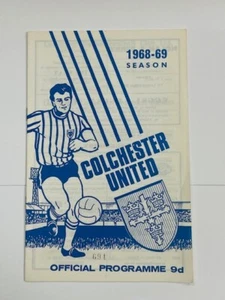 1968/69 Colchester United V Doncaster Rovers 31-08-1968 División 4 - Imagen 1 de 1
