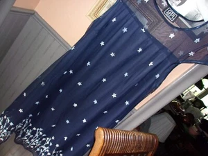 CITY TRIANGLES VINTAGE DRESS-SZ.M, 19" ACROSS CHEST; 41" LONG. - Picture 1 of 6
