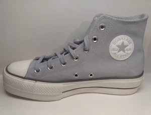 Größe 9 - Converse Chuck Taylor All Star Lift Plateau High Gravel W - Bild 1 von 8
