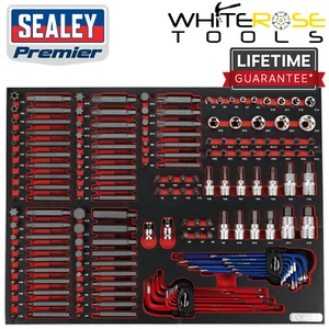 Sealey Tool Tray with Specialised Bits Sockets 177pc Premier - Picture 1 of 3