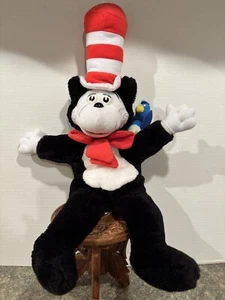 Cat In Hat Puppet Dr Seuss Whozit 21” Plush Hand Play Bird Stellar Gifts - Picture 1 of 5
