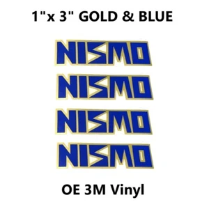 Nismo LM GT1 LM GT2 wheels decal sticker r32 r33 Metallic Flake GOLD and BLUE - Picture 1 of 1