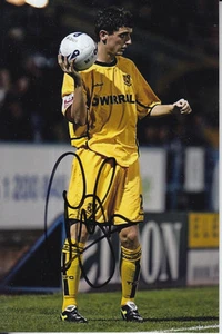 TRANMERE ROVERS HAND SIGNED ALEX BRUCE 6X4 PHOTO. - Picture 1 of 1