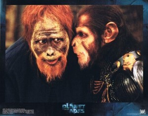 PLANET OF THE APES Original Lobby Card 10 Mark Wahlberg Tim Roth Tim Burton