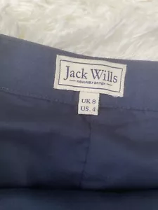 Jack Wills Pleated Mini Skirt size 8 - Picture 1 of 5