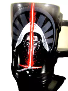 Star Wars Kylo Ren Black Ceramic Coffee/Tea Mug/Cup - Picture 1 of 4