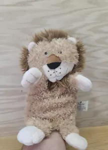 Lonnie The Lion Hand Puppet 12" Plush Brown & Tan Nat & Jules Demdaco - Picture 1 of 12