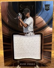 2023 Panini Select #PJS-EP Eury Perez Jumbo Jersey