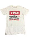 T-shirt aviation vintage Trans World Airlines années 1960 Los Angeles Airport LAX