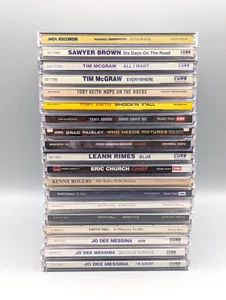 Country Superstars 19 CD Lot Bulk McGraw Keith Paisley Rimes Urban Adkins Hill - Picture 1 of 6