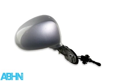 Daewoo Matiz M200 M250 (2005-2010) Right Side Manual Door Mirror Metallic Silver - Image 1 of 4