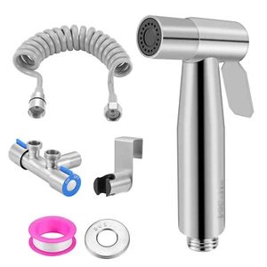 Handheld Shattaf Toilet Bidet Douche Shower Spray Muslim Hygienic Head Hose Kit - Picture 1 of 17