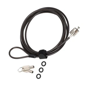 Laptop Cable Lock With 2 Keys Adjustable Length Flexibility Theft Prevention FY - Afbeelding 1 van 22