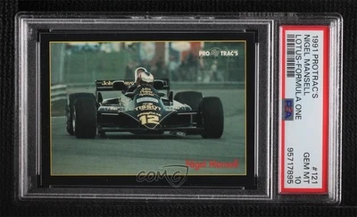 1991 Pro Trac's Formula One Nigel Mansell #121 PSA 10 GEM MT Rookie RC HOF - Image 1 of 2