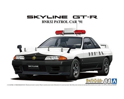 1/24 Nissan BNR32 Skyline GT-R Patrol '91 The No.4 Aoshima Plastic Model - Image 1 of 3