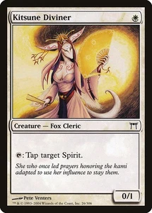 KITSUNE DIVINER - Champions of Kamigawa – MTG Magic the Gathering Card - Common - Picture 1 of 5
