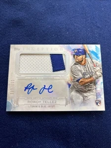 Parche autógrafo 2019 Topps Inception - Inception Rowdy Tellez #IAP-RT #/199 RC - Imagen 1 de 3