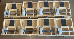 EUC 8 Piece Large FORSTNER Boring Drill Bit - 2 1/4" to 3 1/8" Set in Wood Boxes - Picture 1 of 7