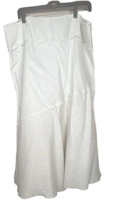 Falda de lino para mujer Style & Co talla 18 niveles verano ligero pañuelo dobladillo - Imagen 1 de 8
