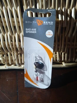 Hacha giratoria South Bend Bad 1/12 OZ pesca Foto 1 de 3