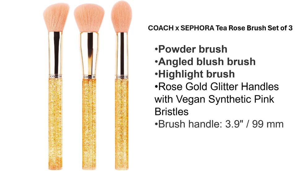 Coach x Sephora Set 3pc Limited Edition NEW 100% - Image 1 of 4