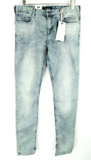 SCOTCH & SODA Skim W33/L34 Men Jeans Skinny Fitted Grey Stretch Zippered Denim