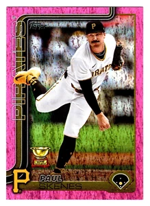 Paul Skenes 2025 Topps Pink Holo Foil Rookie Cup SP Pittsburgh Pirates - Picture 1 of 2