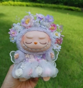 (No Dolls) For POP MART LABUBU The Monsters Plush Doll Flower Fairy Dress Skirt - Picture 1 of 10
