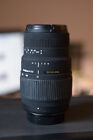 Objectif Sigma DG 70-300 mm f/4-5,6 pour Nikon avec capot mise au point automatique ou manuelle testée