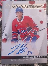 2022-23 UD SP AUTHENTIC FUTURE WATCH ROOKIE AUTO HABS JORDAN HARRIS 957/999