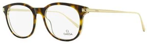 Omega Pantos Eyeglasses OM5013 056 Havana/Gold 53mm - Picture 1 of 2