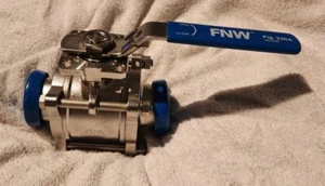 FNW FNW330AK FIG.330A 2" Edelstahl Kugelhahn 150 PSI WSP - Bild 1 von 4