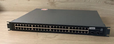 LevelOne GEP-5070 GEP5070 48 GE PoE-Plus + 2 GE SFP L2 Managed Switch 2 - Bild 1 von 4