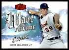 2006 Flair Showcase Wave of the Future RC Justin Verlander Detroit Tigers R3