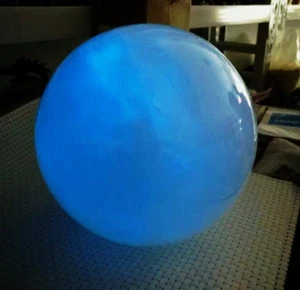 300mm Blue "Glow In The Dark" Quartz Crystal Stone Sphere Ball - Blue Luminous - Picture 1 of 5