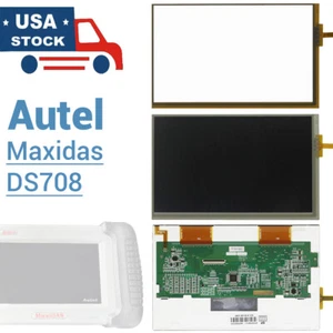 LCD Touch Screen Digitizer Glass Replacement Replace For Autel Maxidas DS708 7" - Bild 1 von 8