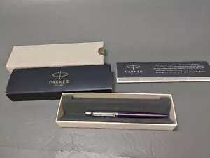 Parker Ballpoint Jotter Victoria Violet Blue Gel - Ballpoint Pen 1953190 (9B) - Picture 1 of 5