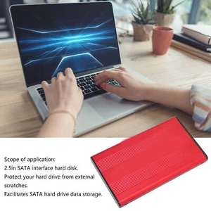 External Hard Drive Case USB 2.0 Interface To 480Mbps Transfer Material 2.5 - Afbeelding 1 van 35