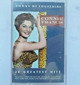 CONNIE FRANCIS - AMONG MY SOUVENIRS - 20 GREATEST HITS - CASSETTE - Picture 1 of 4