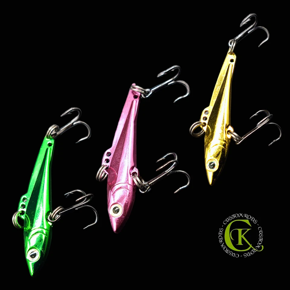 3x 10gVibration Bait Vib Blade Blattpilker Runner Metall Kunstköder Zikade Jig - Bild 1 von 1