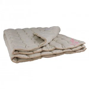 100% WOOL PURE SOLID SHEEPWOOL COMFORTER ALLSEASON BLANKET COTTON CASING - Picture 1 of 4