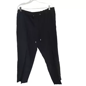 Pantalones Chicos 100% Lino Pierna Ancha 2.5 Grande 14 Tirar con Cordón Cintura Elástica - Imagen 1 de 13